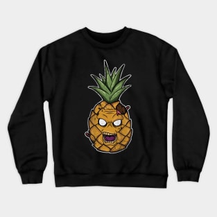 Halloween Zombie Pineapple Crewneck Sweatshirt